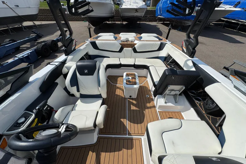 Slide: The Image of 2020 Nautique Super Air Nautique GS22 engine, PCM ZR4, with red and black components. - 35