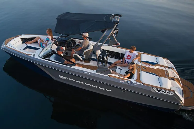 Slide: The Image of Manufacturer Provided Image: 2020 Nautique Super Air Nautique GS22 boat interior, top view. - 46
