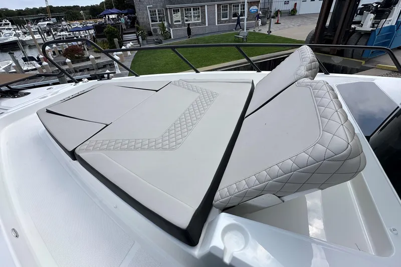 Slide: The Image of Interior view of Navan C30 2025, showcasing built-in electrical components and outlets. - 41