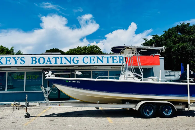 The Image of 2006 Sea Pro SV2100 CC boat on trailer at Keys Boating Center. - 0