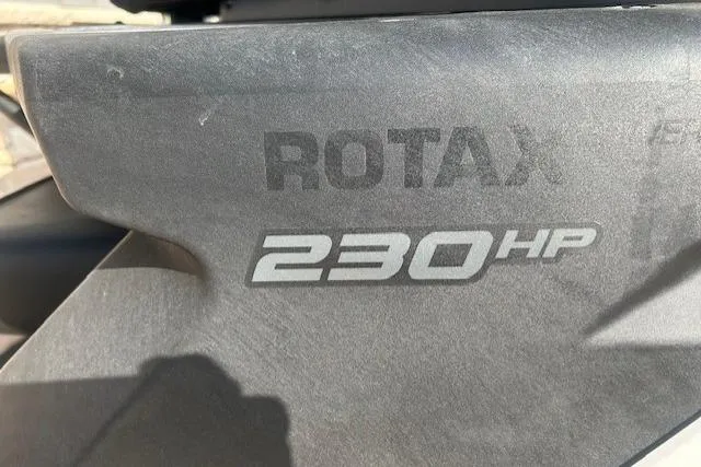 Slide: The Image of 2023 Sea Doo Switch with Rotax 230 HP engine detail. - 14