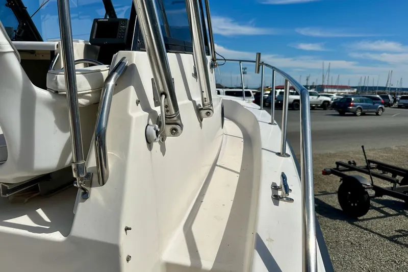Slide: The Image of Boston Whaler 210 - Starboard Side Deck - 5