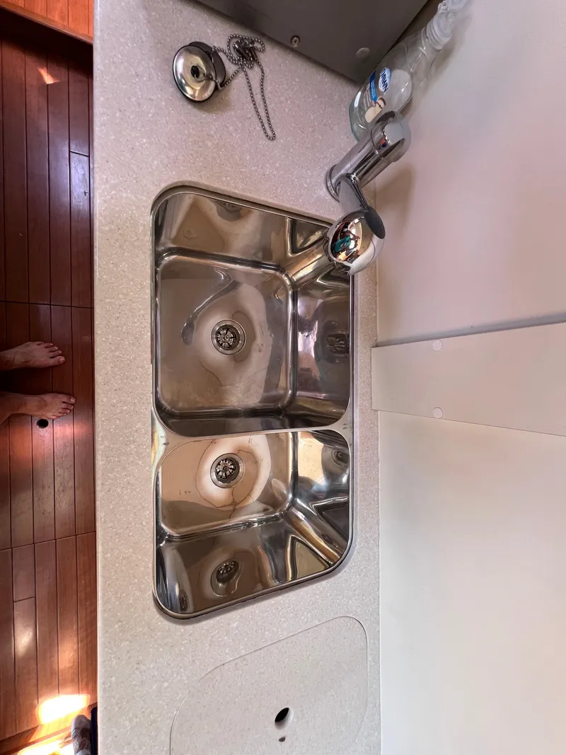 Slide: The Image of Double stainless sinks - 37