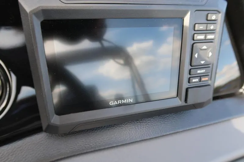 Slide: The Image of Garmin display on 2026 Bennington S Quad Bench 20 SSR boat dashboard. - 17