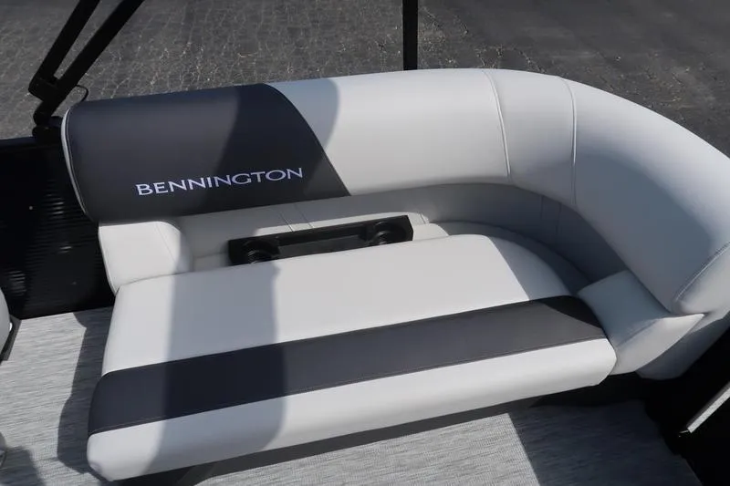 Slide: The Image of 2026 Bennington S Quad Bench 20 SSR with sleek, modern seating design. - 19