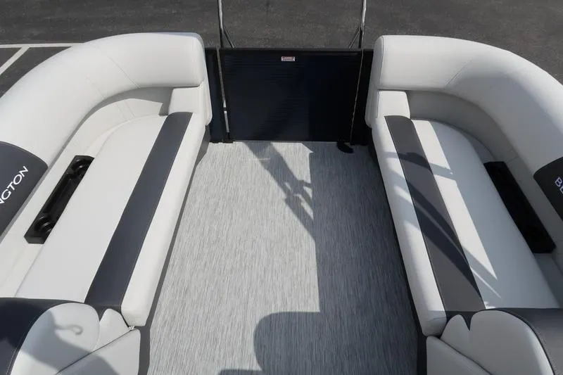 Slide: The Image of 2026 Bennington S Quad Bench 22 SSR interior with sleek, modern seating design. - 27