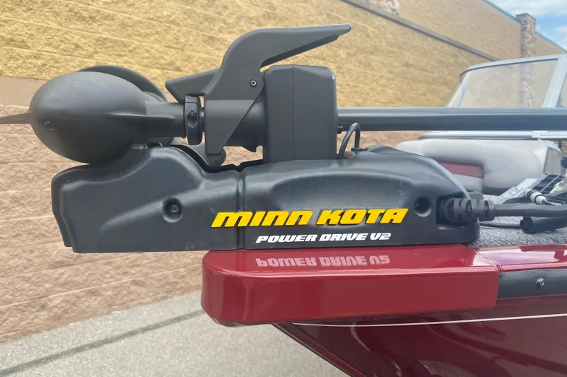 Slide: The Image of Minn Kota Power Drive V2 on 2014 Tracker Pro Guide V-175 Combo boat. - 5