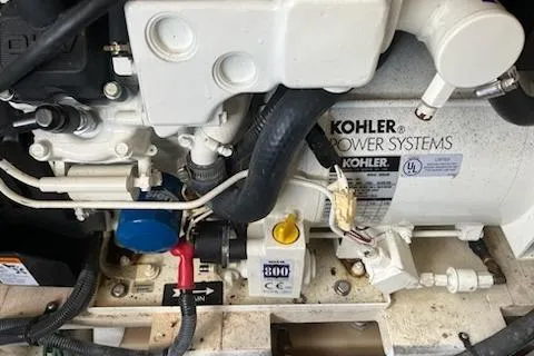 Slide: The Image of Engine compartment of a 2006 Sea Ray 260 Sundancer with Kohler power system. - 5