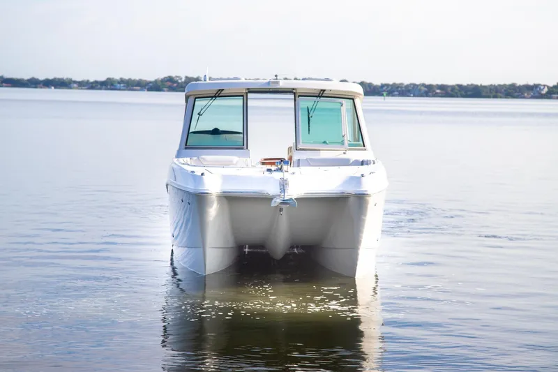 Slide: The Image of 2016 World Cat 320 DC bow on view. - 3