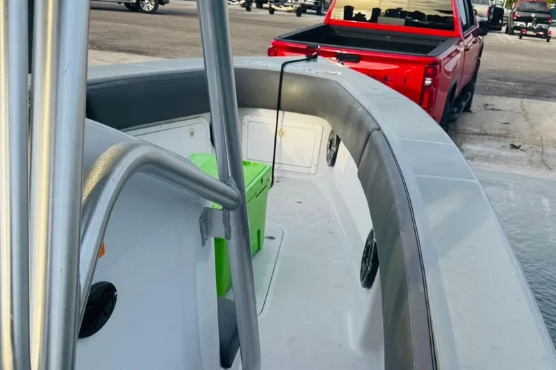 Slide: The Image of Electrical system of a 2005 Carrera Boats 32, featuring neatly arranged wiring and components. - 8