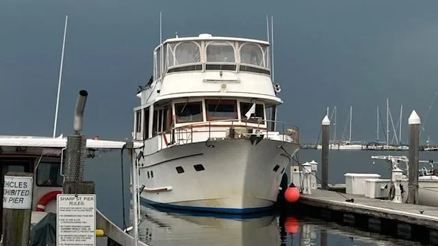 Slide: The Image of Marine Trader Widebody Trawler Motor Yacht 1989 - 2