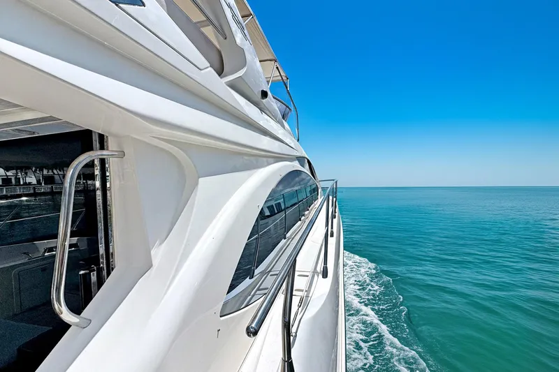 Slide: The Image of Azimut Fly 53 yacht cruising on clear blue ocean, 2012 model. - 13