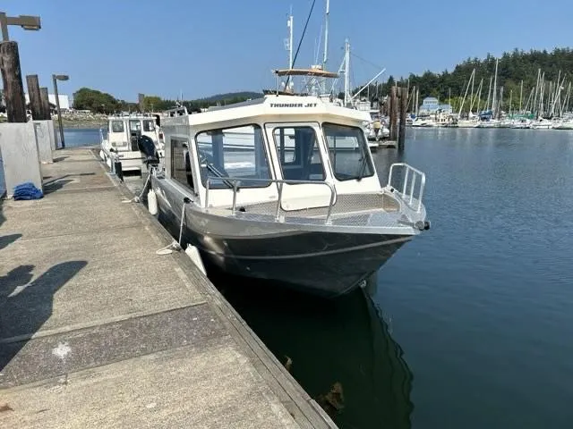 The Image of 2023 Thunder Jet 22 Alexis Pro boat docked at marina. - 0