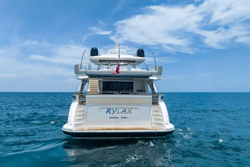 Slide: The Image of Azimut yacht on open sea, 2012 model, under clear blue sky. - 6