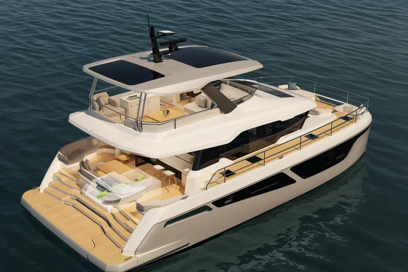 Slide: The Image of Luxurious 2026 Veya 53 yacht with modern design on calm water. - 5