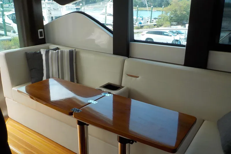 Slide: The Image of 2018 Tiara Yachts C39 Coupe docked on a sunny day. - 3