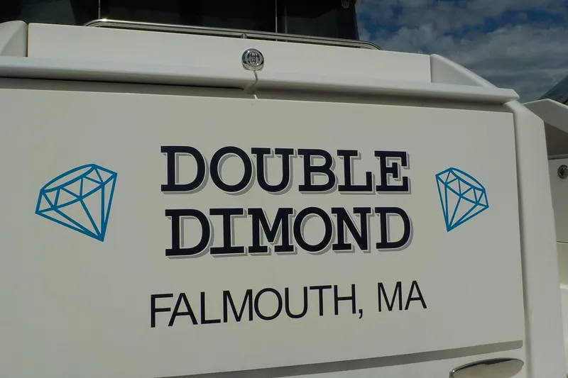 Slide: The Image of 2018 Tiara Yachts 39 Coupe deck with "Double Dimond" nameplate, Falmouth location. - 48