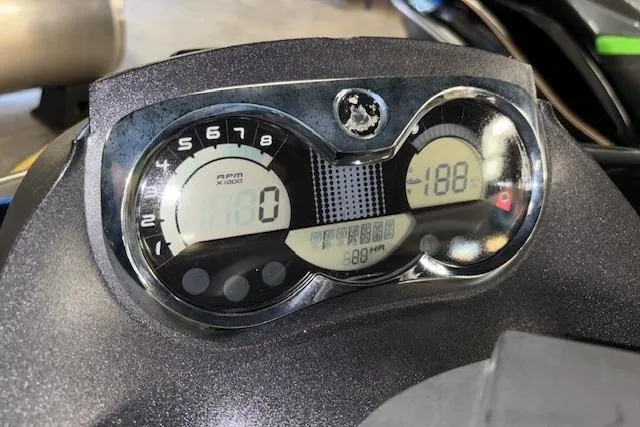 Slide: The Image of Dashboard of a 2006 Sea-Doo GTI SE showing RPM and speedometer readings. - 8