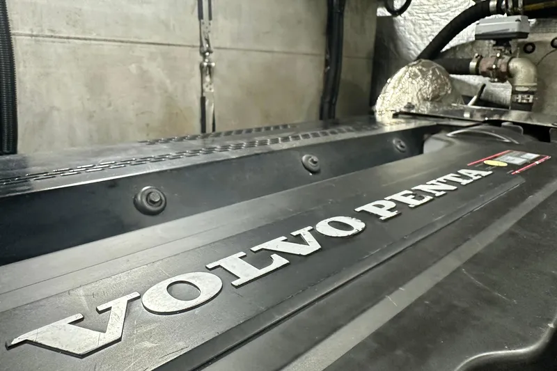 Slide: The Image of Volvo Penta engine in 2016 Absolute 72 FLY yacht engine room. - 22