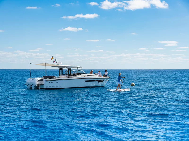 Slide: The Image of Nimbus Tender 11- Starboard Profile on the water - 3