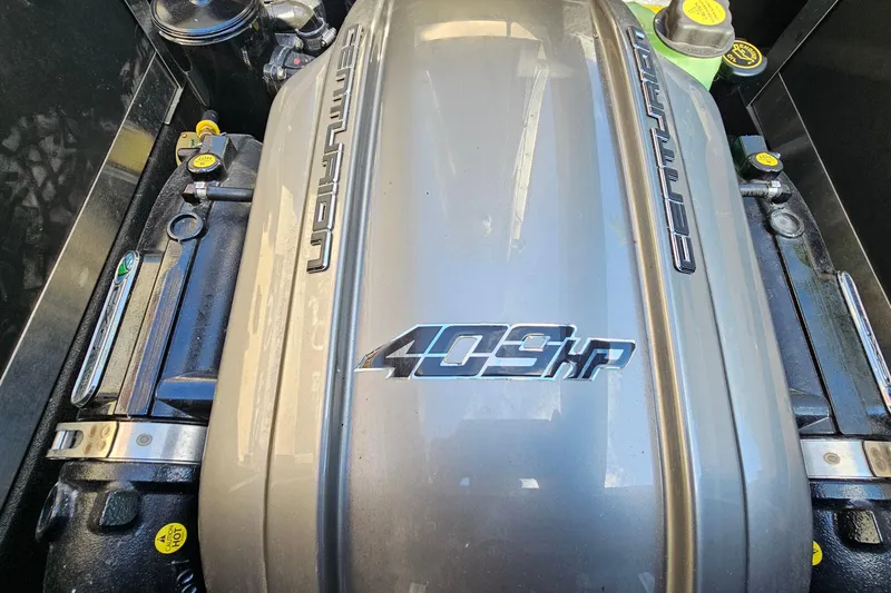 Slide: The Image of 2021 Centurion Fi21 engine, 409 horsepower, detailed view. - 20