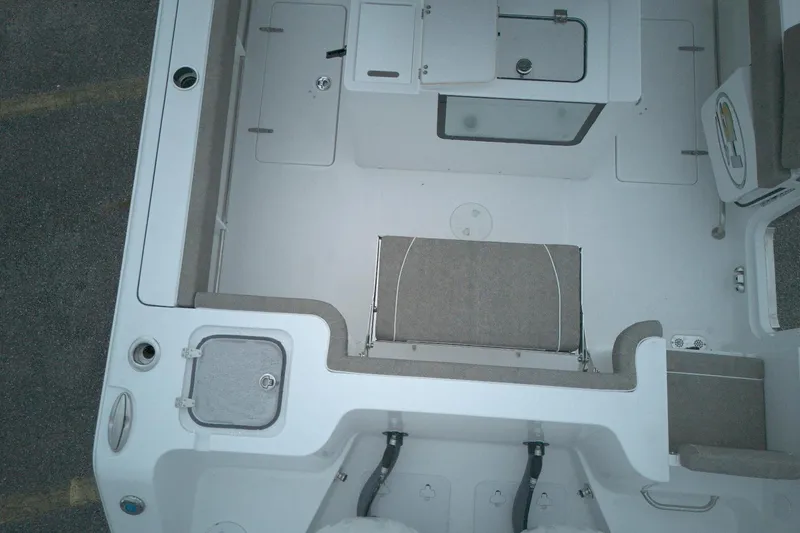 Slide: The Image of 2026 Sea Hunt Gamefish 28 Forward Seating boat interior, featuring spacious layout and modern amenities. - 18