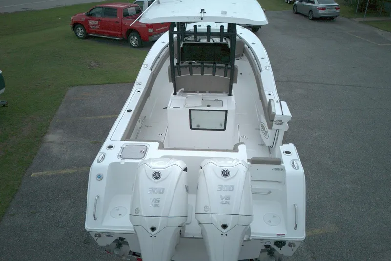 Slide: The Image of 2026 Sea Hunt Gamefish 28 Forward Seating boat with dual Yamaha 300 engines. - 20