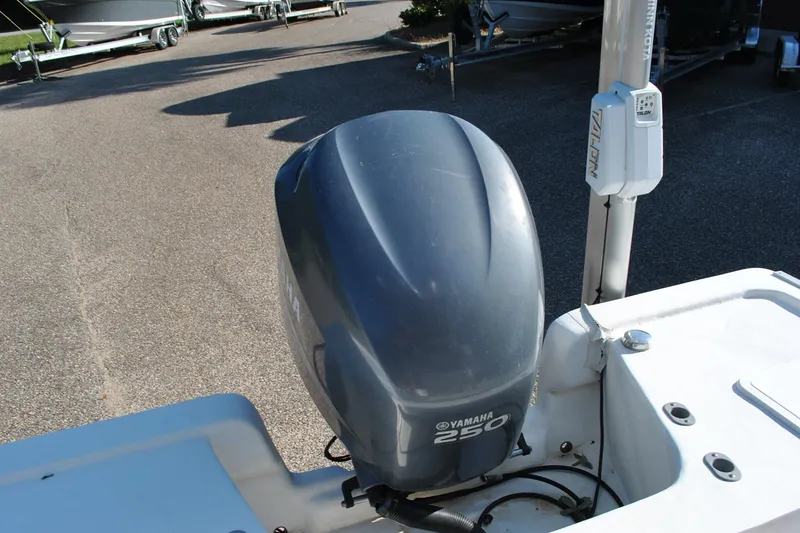 Slide: The Image of 2005 Cape Horn 22 Bay boat with Yamaha 250 outboard motor. - 16