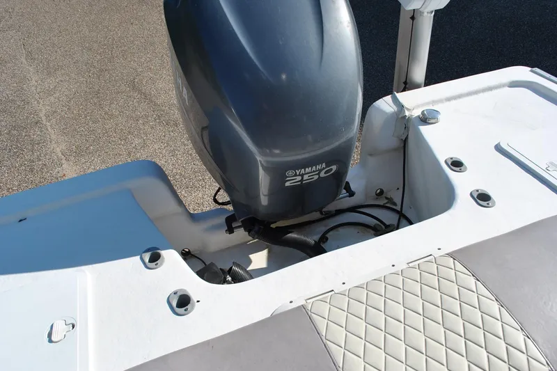 Slide: The Image of 2005 Cape Horn 22 Bay boat with Yamaha 250 outboard motor. - 14
