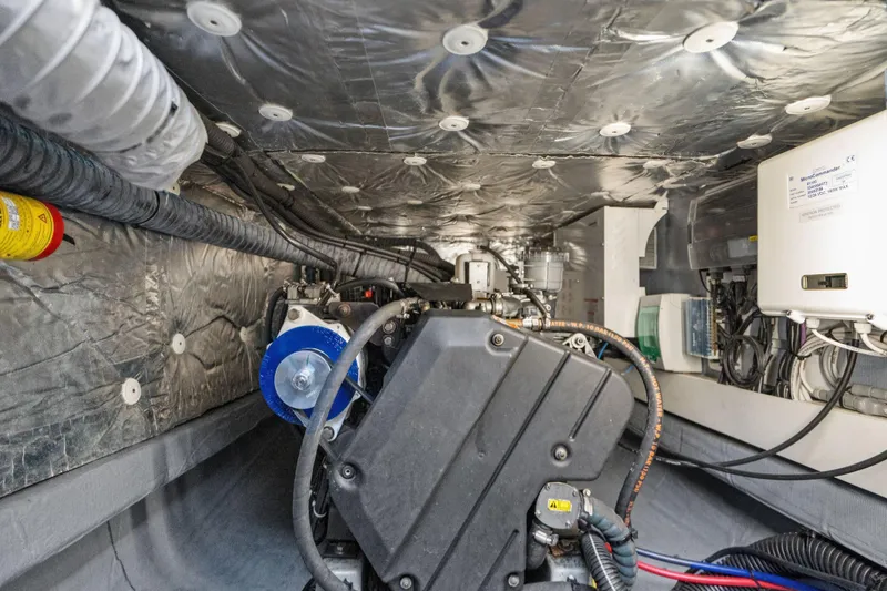 Slide: The Image of Modern kitchen interior on 2019 Itacatamarans 14.99 yacht, featuring sleek design and waterfront view. - 72