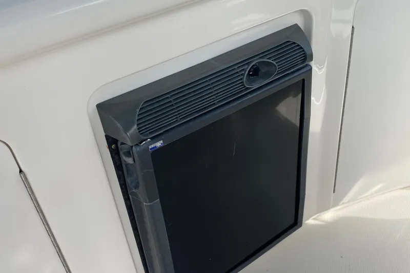 Slide: The Image of Built-in refrigerator on a 2007 Sea Ray 300 Sundancer boat. - 17