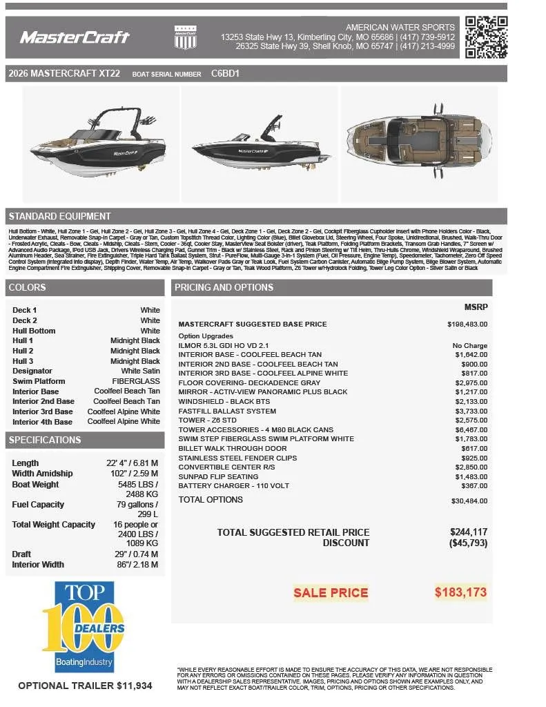 Slide: The Image of MasterCraft XT22 2026 - 12