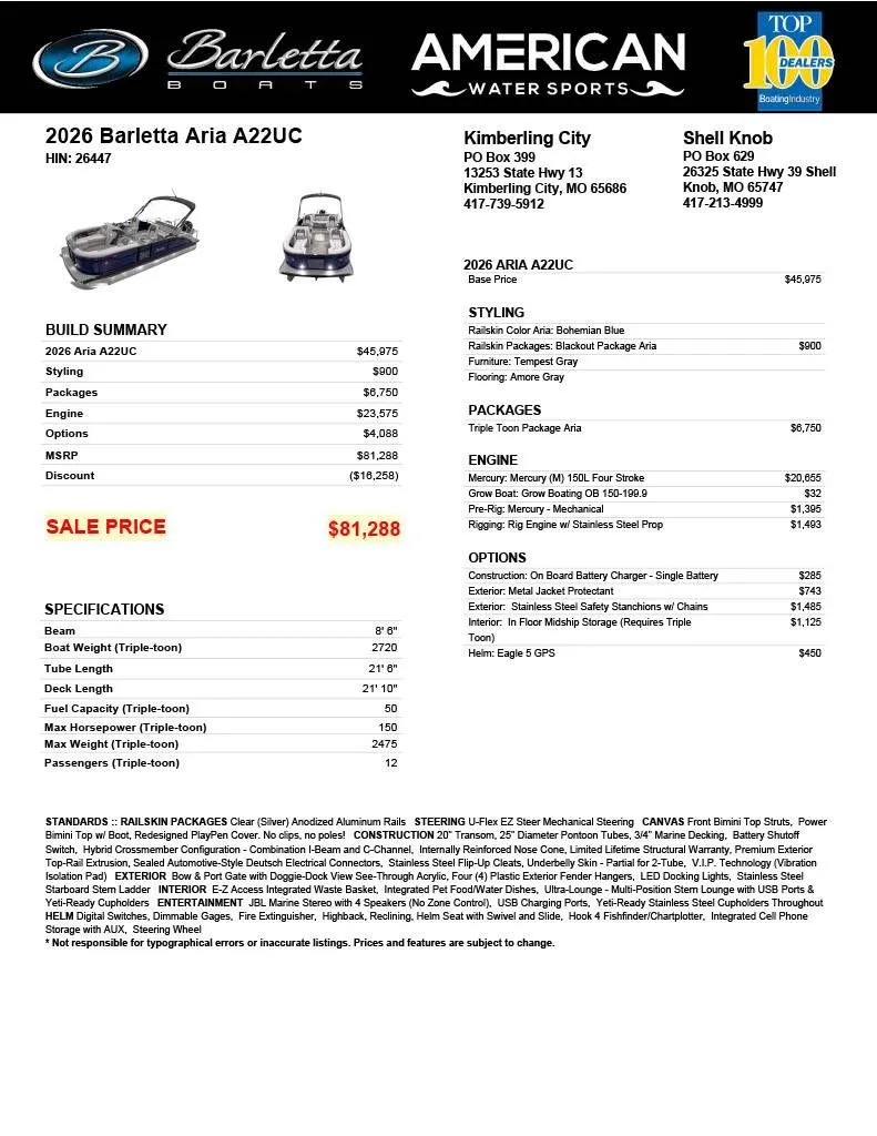 Slide: The Image of Barletta ARIA A22UC 2026 - 14