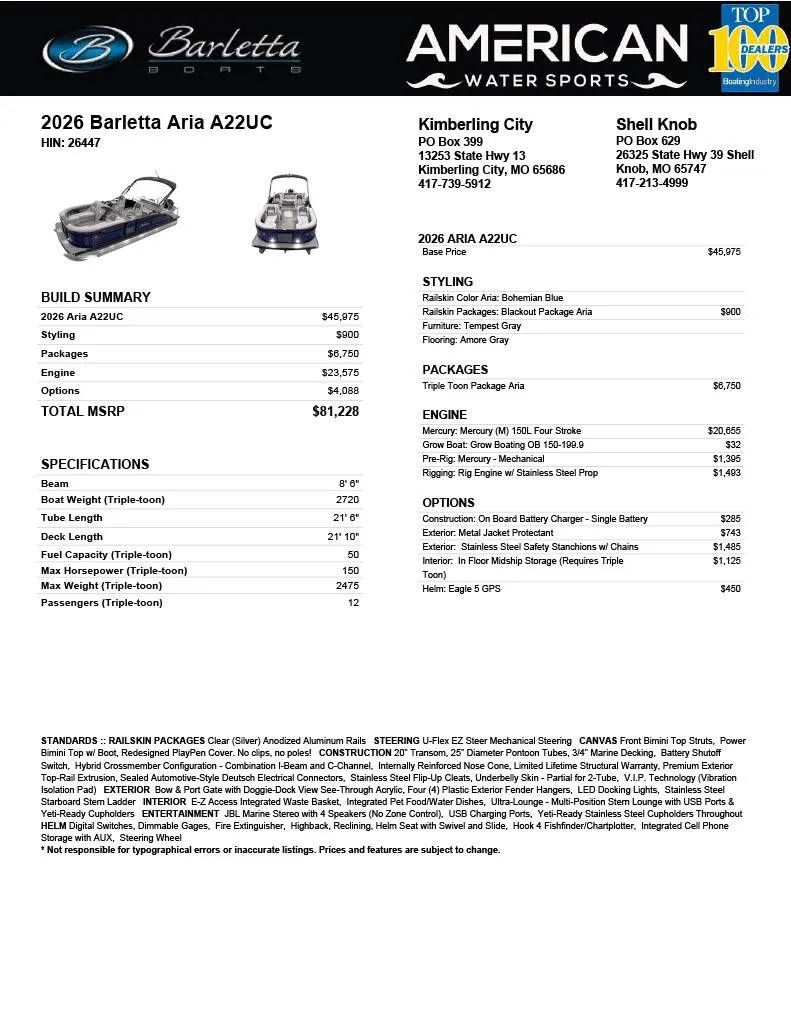 Slide: The Image of Barletta ARIA A22UC 2026 - 3