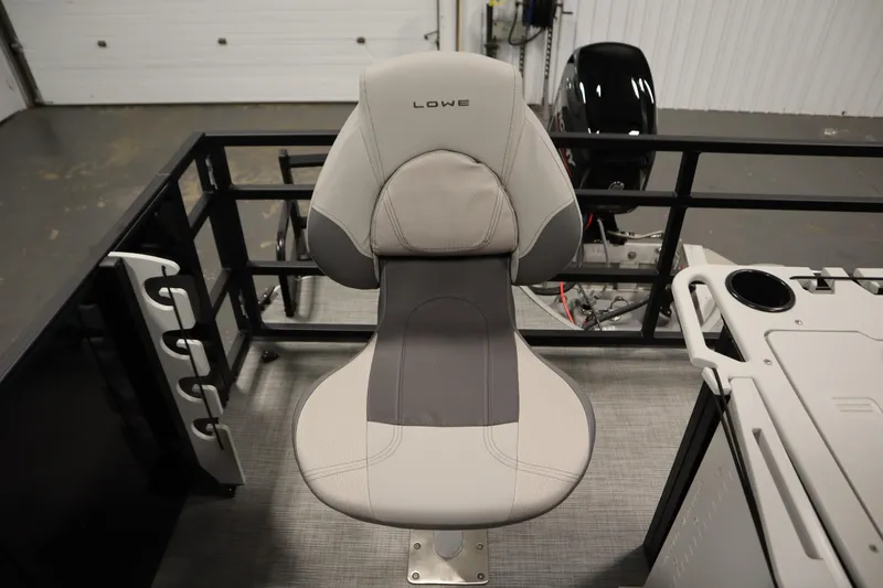 Slide: The Image of 2026 Lowe LF 194 boat seat in a modern interior setting. - 36