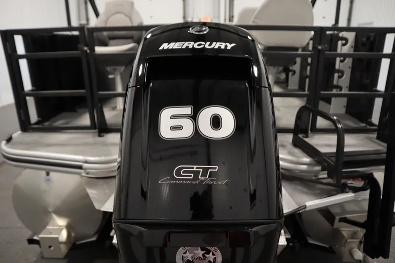 Slide: The Image of 2026 Lowe LF 194 boat with Mercury 60 CT outboard motor. - 44