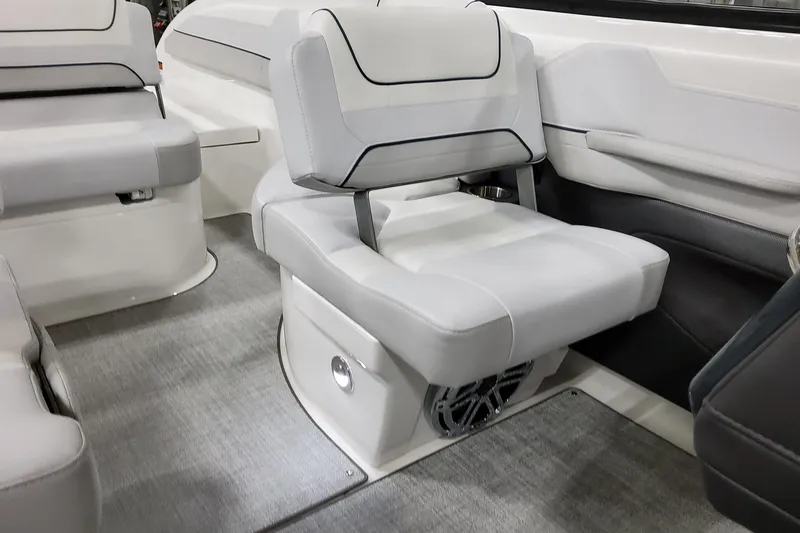 Slide: The Image of 2026 Formula 240 Bowrider interior with sleek, modern seating and stylish design. - 22