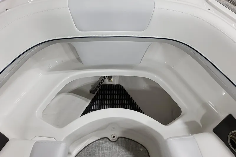 Slide: The Image of Interior view of 2026 Formula 240 Bowrider boat, showcasing sleek seating design. - 40