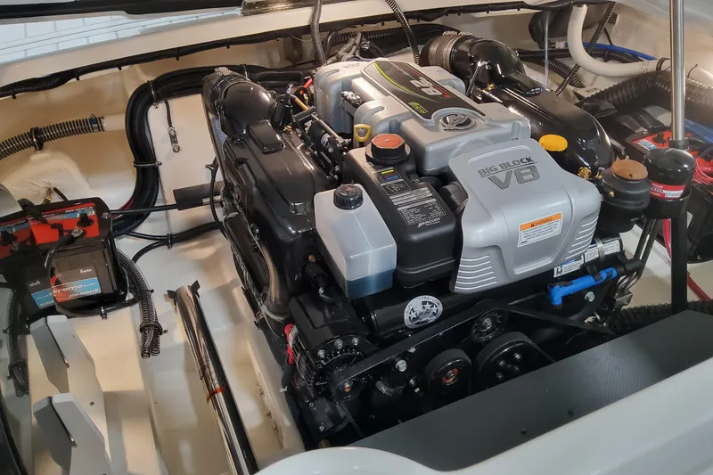 Slide: The Image of Engine compartment of 2026 Formula 270 Bowrider with Big Block V8 engine. - 10