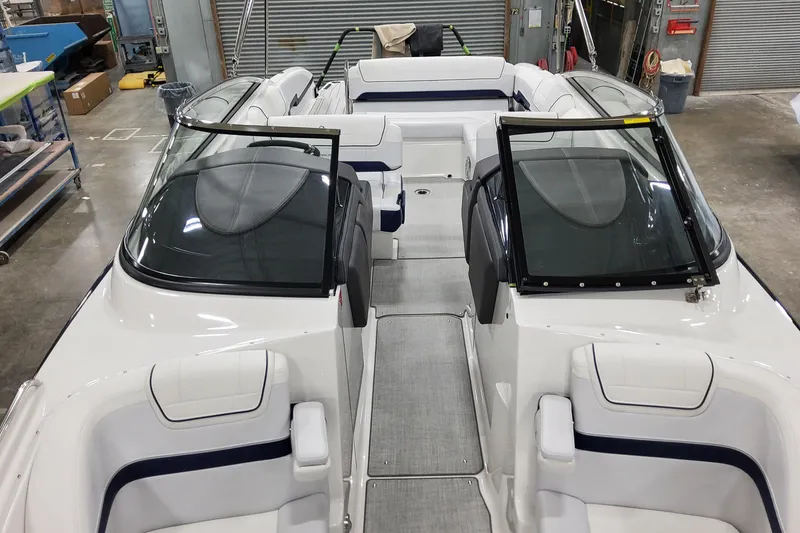 Slide: The Image of 2026 Formula 270 Bowrider interior with sleek seating and modern design. - 18