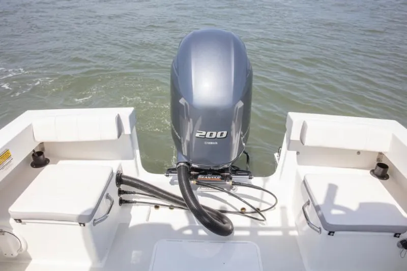 Slide: The Image of Manufacturer Provided Image: 2024 Parker 2300 Special Edition boat with Yamaha 200 outboard motor. - 7