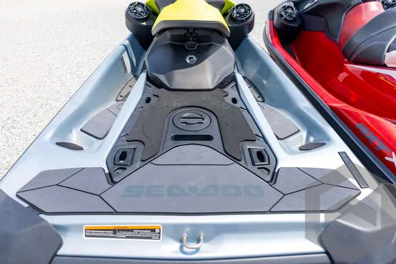 Slide: The Image of 2024 Sea-Doo RXP-X 325 jet ski, showcasing sleek design and advanced features. - 22