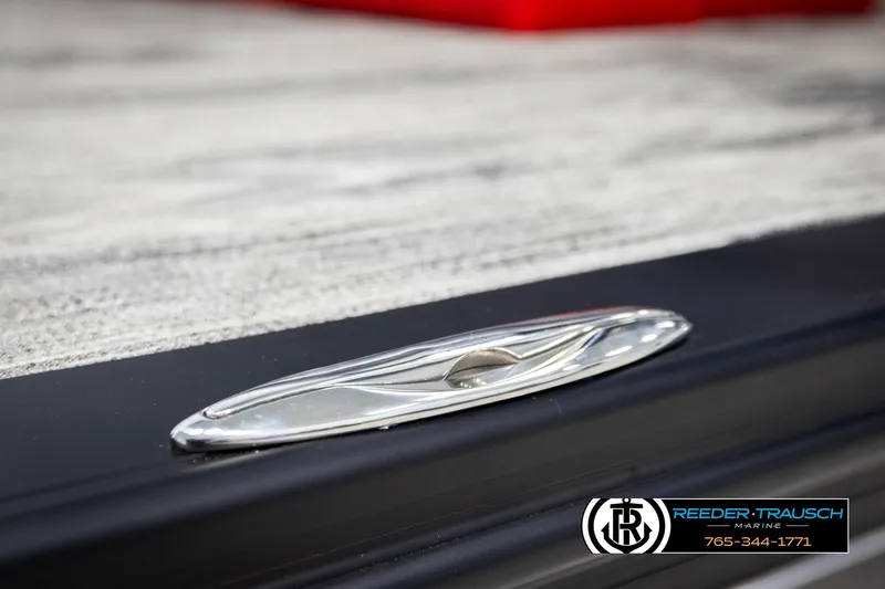 Slide: The Image of Close-up of 2026 Avalon CAT CRBW boat cleat on textured surface. - 61