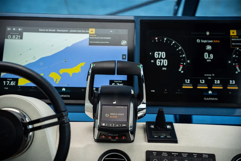 Slide: The Image of Cockpit of 2025 Dutch American DA 53 with advanced navigation displays and controls. - 42