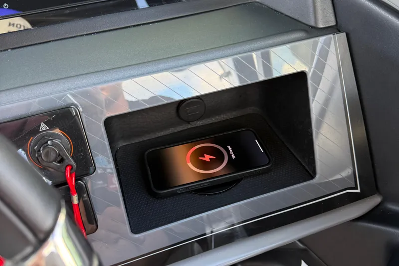 Slide: The Image of 2025 Avalon Excalibur Quad Lounge Windshield with wireless phone charging feature. - 40