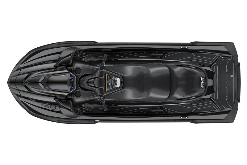 Slide: The Image of 2026 Yamaha WaveRunner FX Limited SVHO displayed at a boat show, featuring sleek black design. - 5