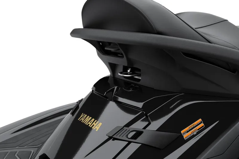 Slide: The Image of 2026 Yamaha WaveRunner FX Limited SVHO in showroom, sleek black design. - 7