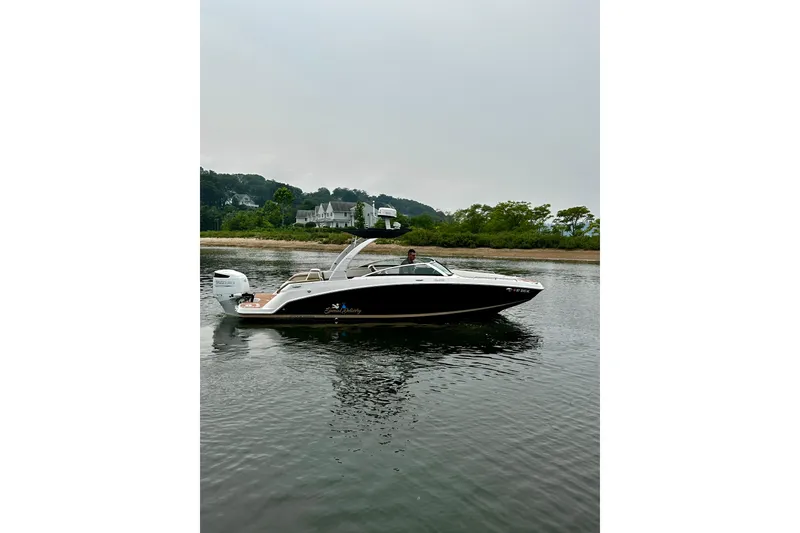 The Image of 2016 Four Winns Ho270 boat on calm water near a scenic shoreline. - 6