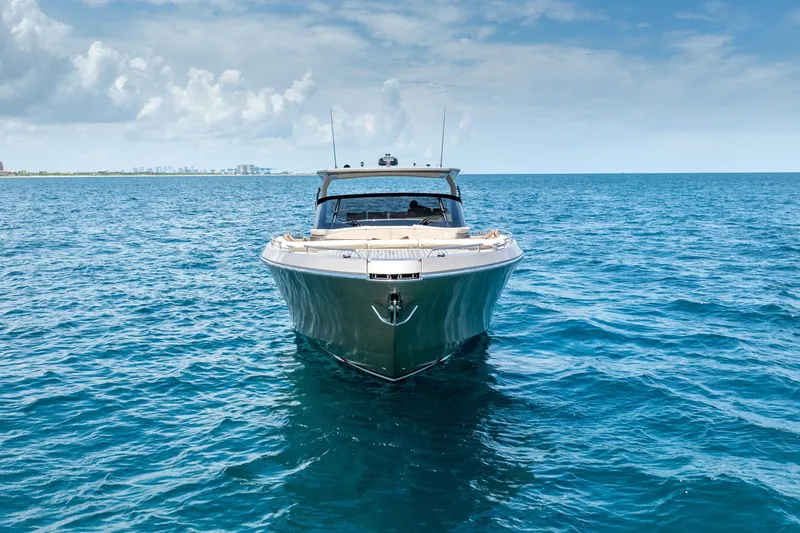 Slide: The Image of 2019 CNM Continental 54 yacht on open sea under blue sky. - 8