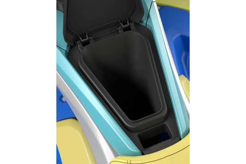 Slide: The Image of Manufacturer Provided Image: Open storage compartment of 2026 Yamaha WaveRunner JetBlaster PRO 2-Up. - 8